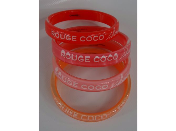 Chanel Pulsera Multicolor Coral - vista 3