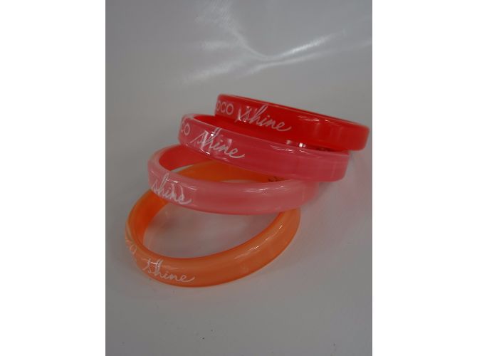 Chanel Pulsera Multicolor Coral - vista 5