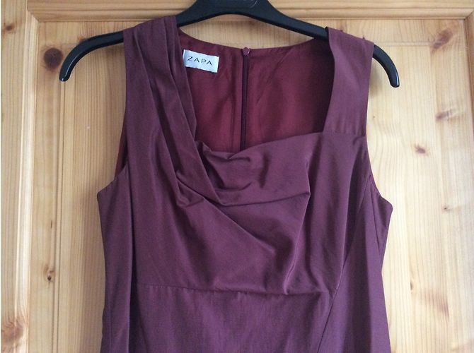 Zapa Kleid und Jacke Set dunkelrot Bordeaux - Ansicht 3