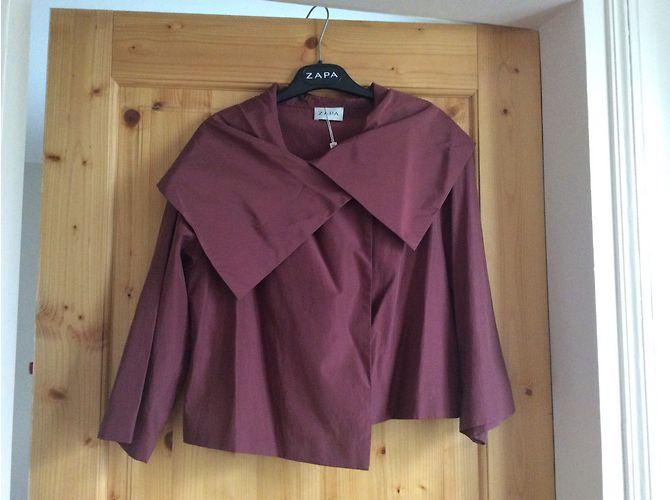 Zapa Kleid und Jacke Set dunkelrot Bordeaux - Ansicht 6