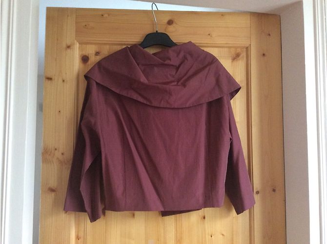 Zapa Kleid und Jacke Set dunkelrot Bordeaux - Ansicht 7