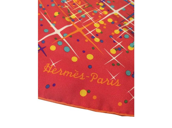 Hermès Silk scarf Red - view 2