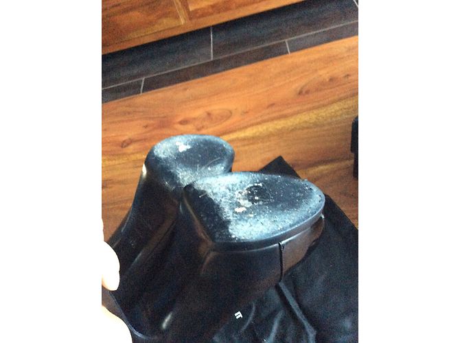 Yves Saint Laurent Richelieu Lackschuhe schwarz - Ansicht 5