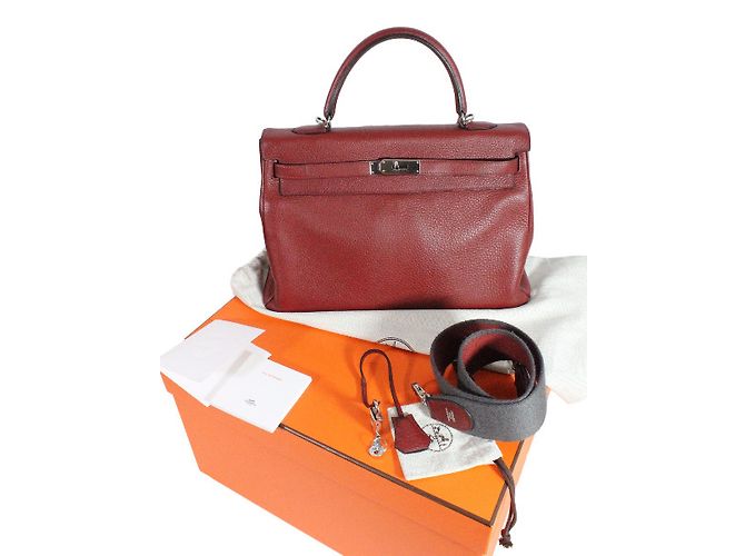 Hermès Kelly 35 Burdeos - vista 2