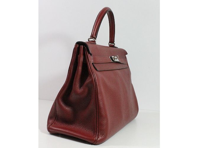 Hermès Kelly 35 Burdeos - vista 11
