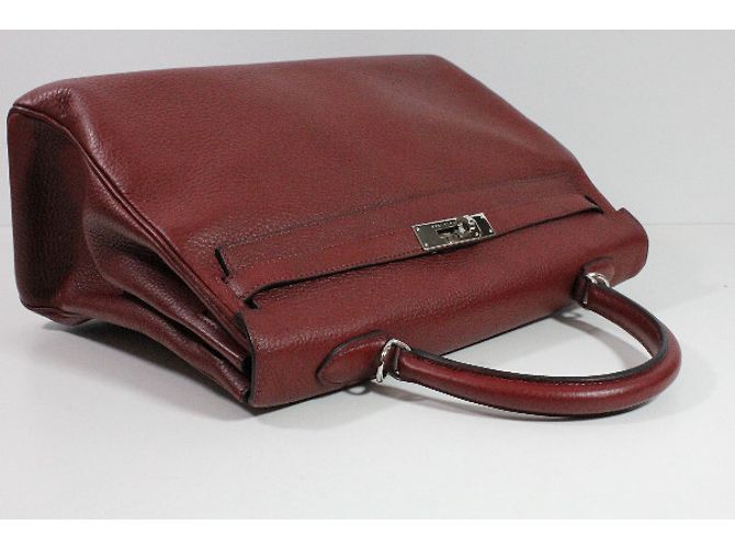 Hermès Kelly 35 Burdeos - vista 15