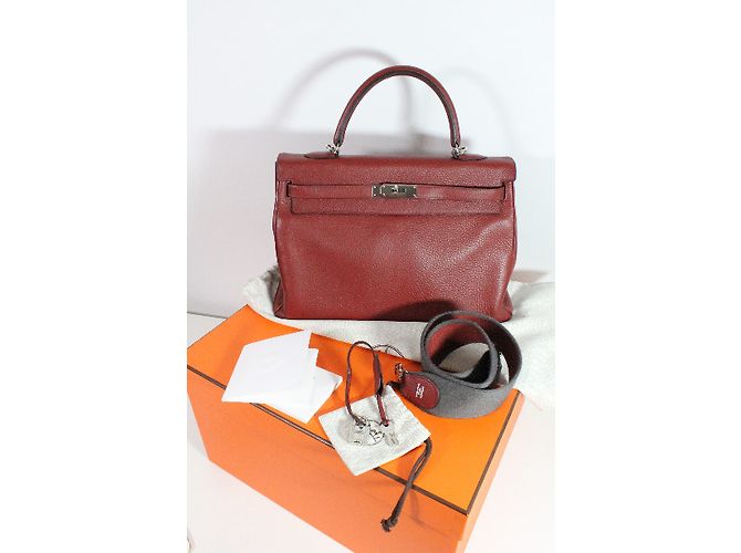 Hermès Kelly 35 Burdeos - vista 20