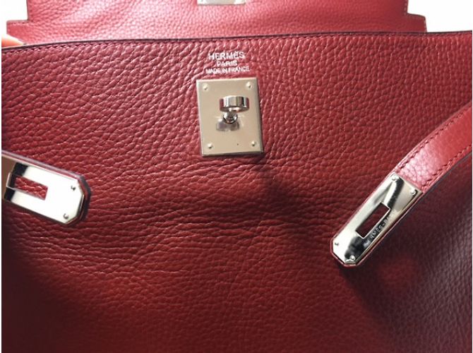 Hermès Kelly 35 Burdeos - vista 6