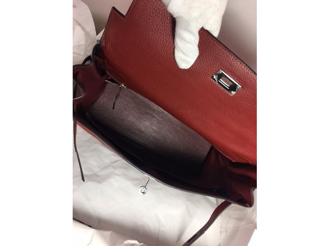 Hermès Kelly 35 Burdeos - vista 9