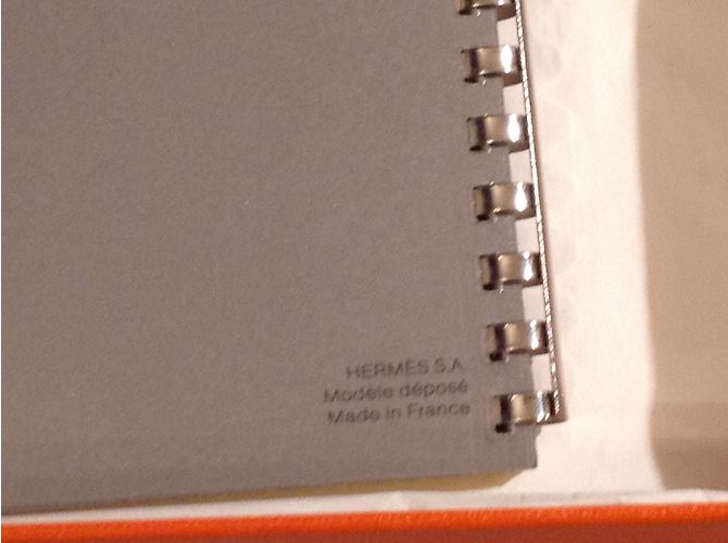 Hermès cuaderno Gris - vista 6