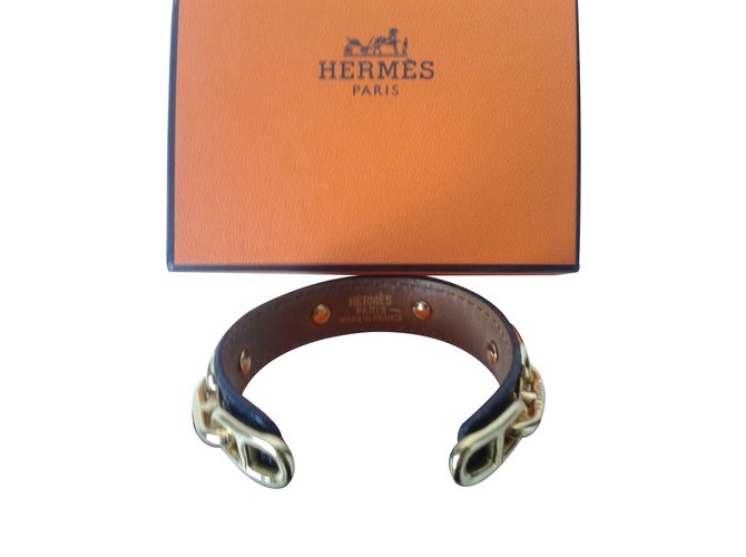 Hermès Armband Schwarz Golden - Ansicht 2