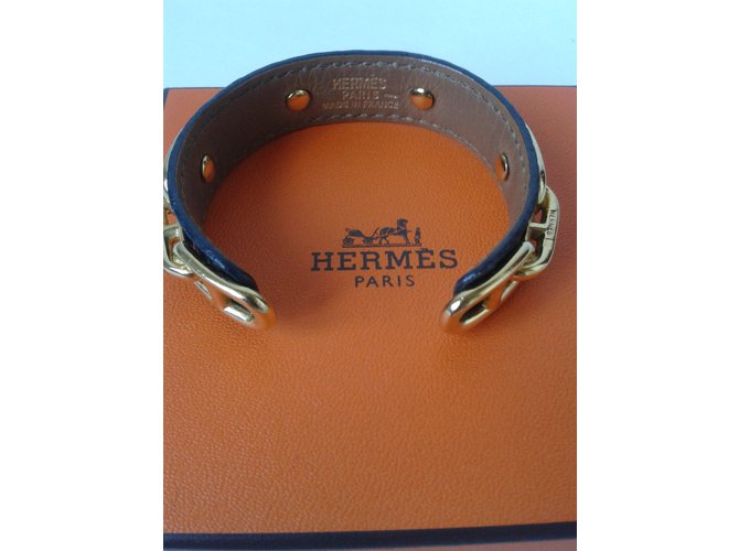Hermès Armband Schwarz Golden - Ansicht 5