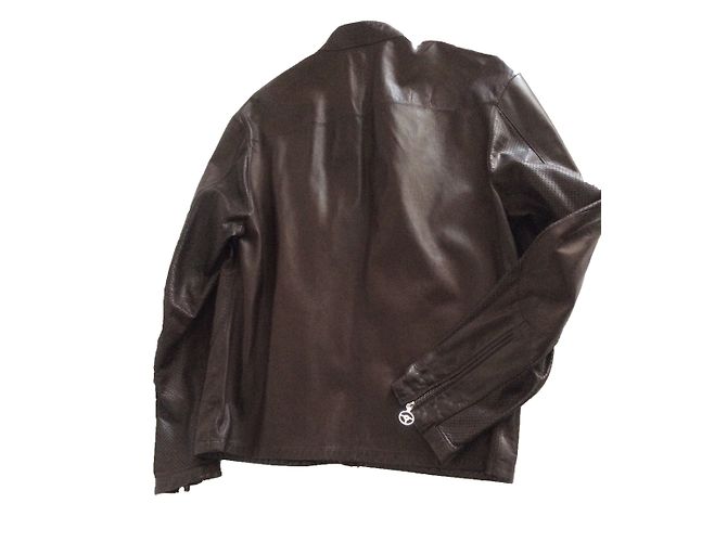 Alfred Dunhill Lammlederjacke Braun - Ansicht 2