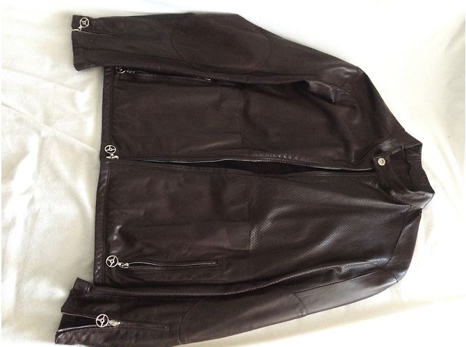 Alfred Dunhill Lammlederjacke Braun - Ansicht 3