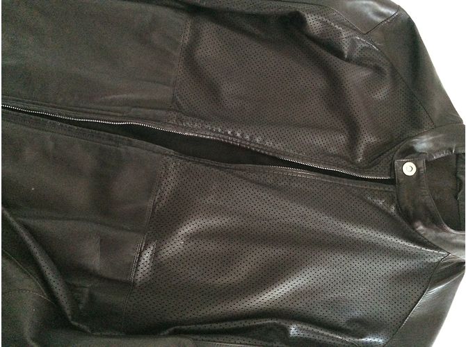 Alfred Dunhill Lammlederjacke Braun - Ansicht 4