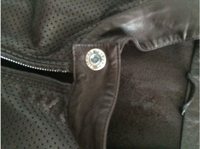 Alfred Dunhill Lammlederjacke Braun - Ansicht 5