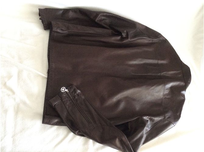 Alfred Dunhill Lammlederjacke Braun - Ansicht 8