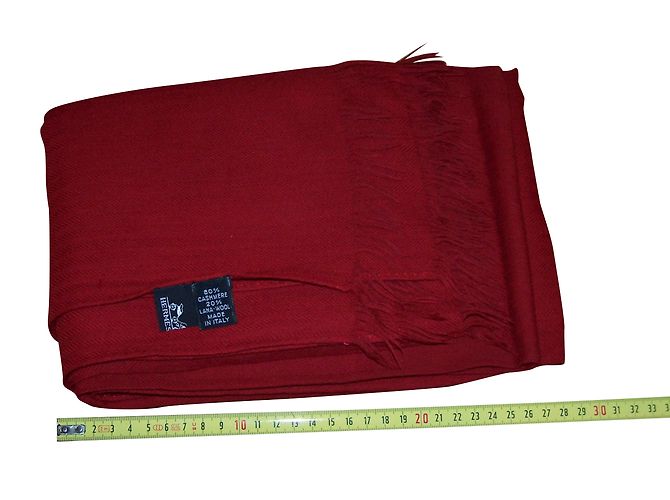 Hermès Etole Pashmina Rouge - vue 2