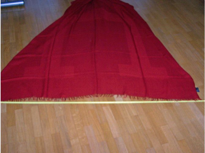 Hermès Etole Pashmina Rouge - vue 4