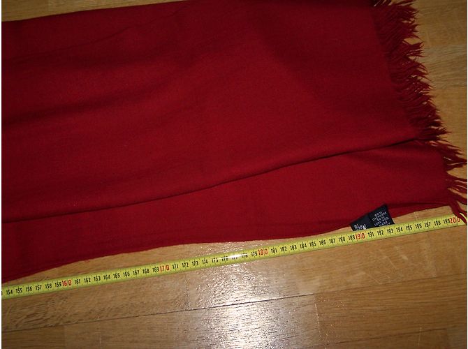 Hermès Etole Pashmina Rouge - vue 6