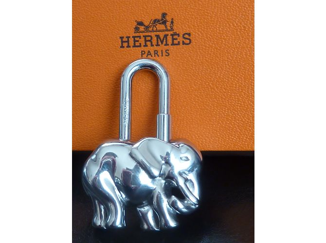 Hermès Vorhängeschloss Silber - Ansicht 3