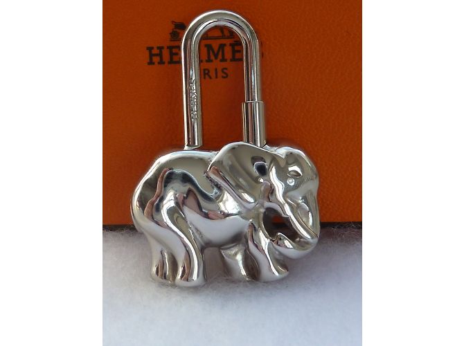 Hermès Vorhängeschloss Silber - Ansicht 7