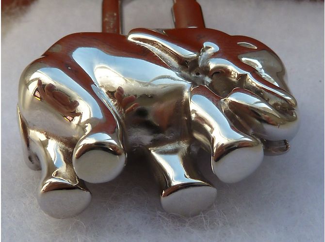 Hermès Vorhängeschloss Silber - Ansicht 8