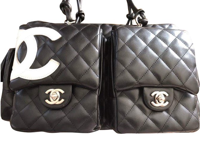 Chanel Cambon Reporter Nero - vista 2
