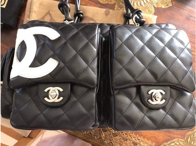 Chanel Cambon Reporter Nero - vista 4