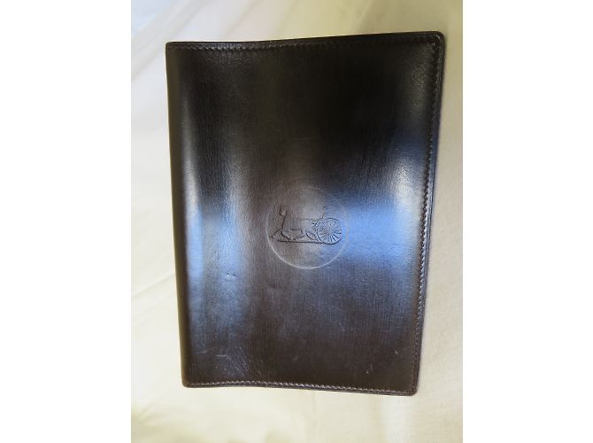 Céline Brown Leather Notepad Holder - view 3