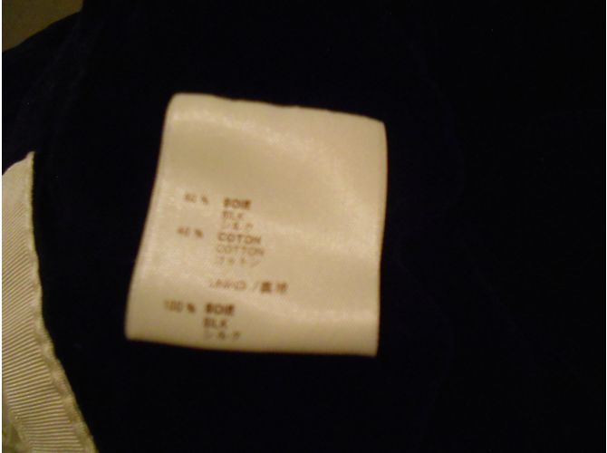 Chaqueta Louis Vuitton de Terciopelo de Algodón Negro - vista 10