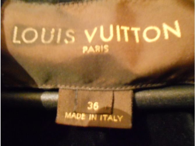 Chaqueta Louis Vuitton de Terciopelo de Algodón Negro - vista 3