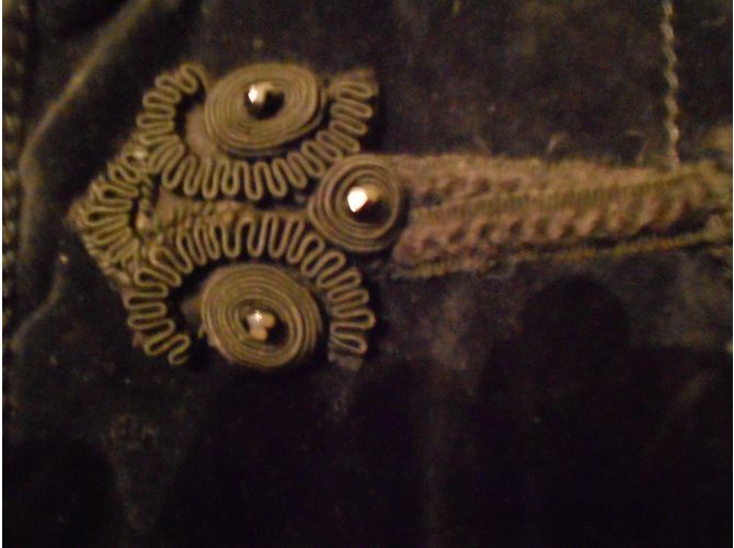 Chaqueta Louis Vuitton de Terciopelo de Algodón Negro - vista 8