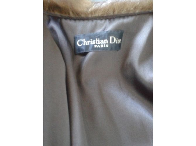 Abrigo largo Christian Dior de visón salvaje - vista 5