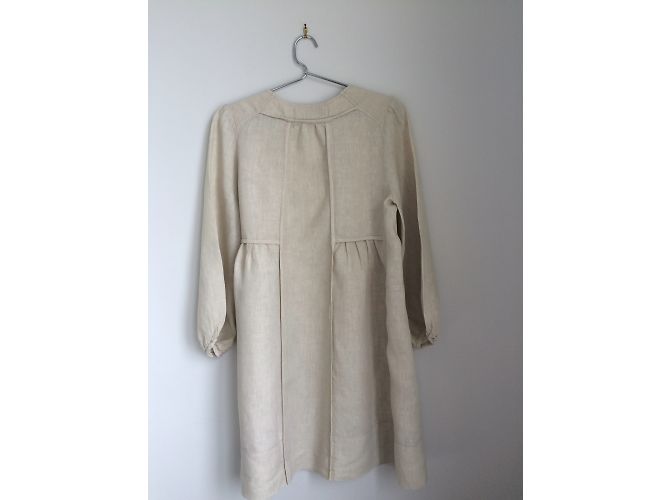 Isabel Marant Etoile Isabel Marant Leinenkleid Beige - vista 3