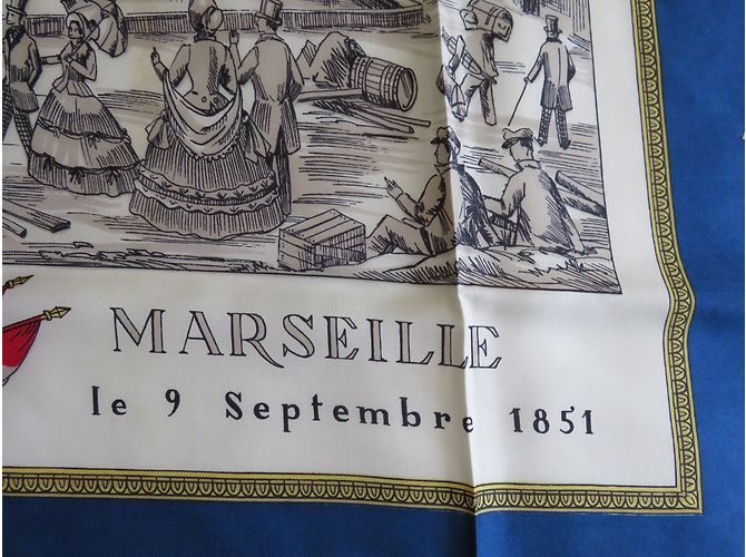 Autre Marque Port de Marseille 1851 Blu - vista 4