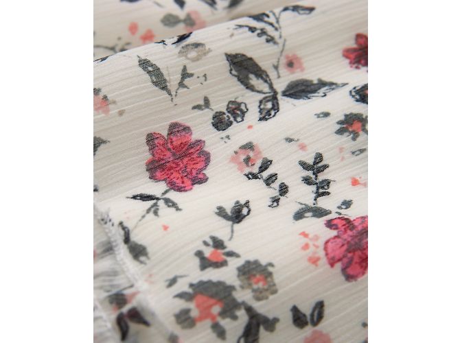 Falda skater estampada Abercrombie & Fitch Blanca M Blanco - vista 2