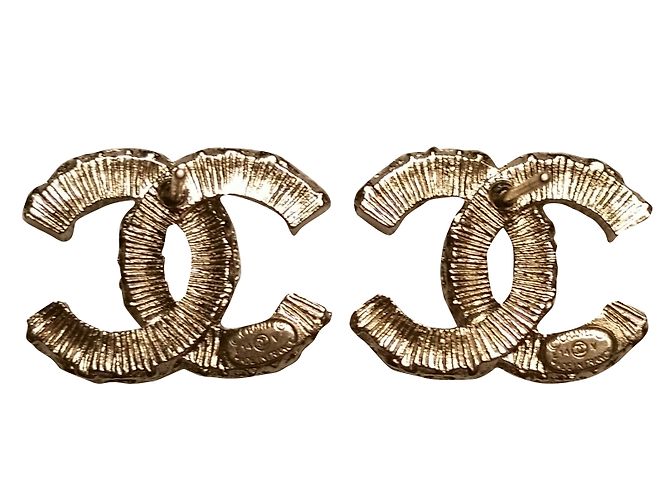 Chanel Brincos Dourado - vista 2