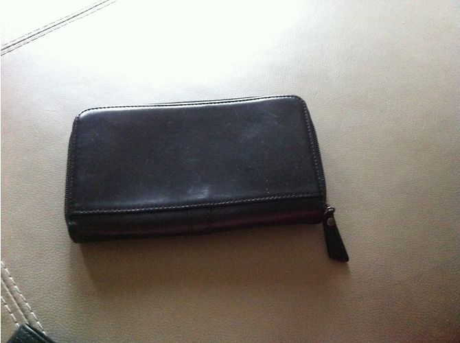 Autre Marque Esprit Wallet aus schwarzem Leder - Ansicht 3