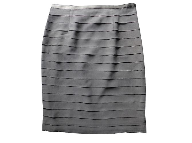 Falda Les Petites de gasa de seda negra Talla 36 Negro - vista 2
