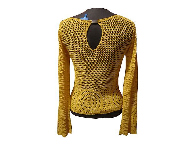 Jersey Escada Sport Amarillo de Algodón Talla S - vista 2
