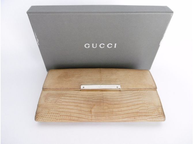 Gucci Krokodilleder Leder Brieftasche - Ansicht 2