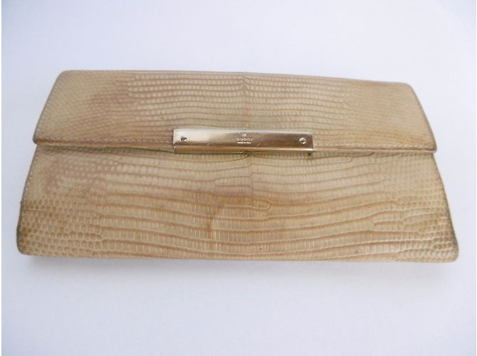 Gucci Krokodilleder Leder Brieftasche - Ansicht 3