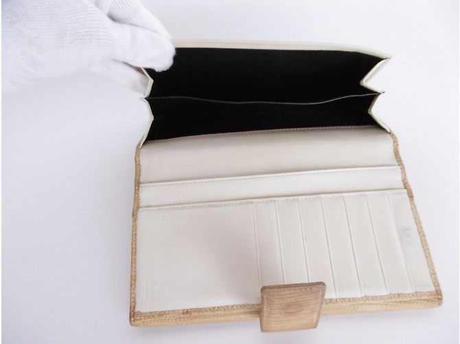 Gucci Krokodilleder Leder Brieftasche - Ansicht 6