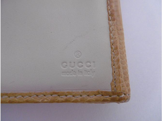 Gucci Krokodilleder Leder Brieftasche - Ansicht 7