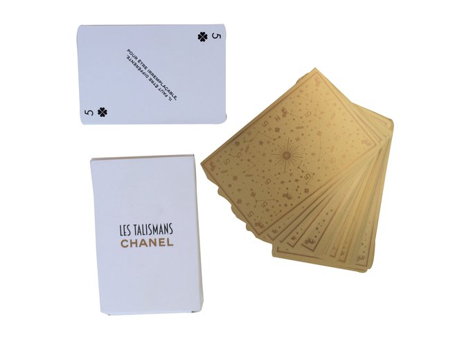 Chanel cards Doré - vue 2