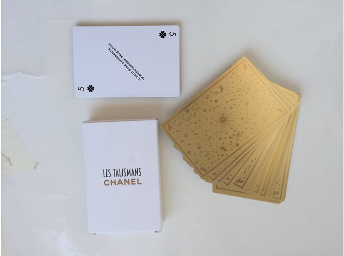 Chanel cards Doré - vue 4
