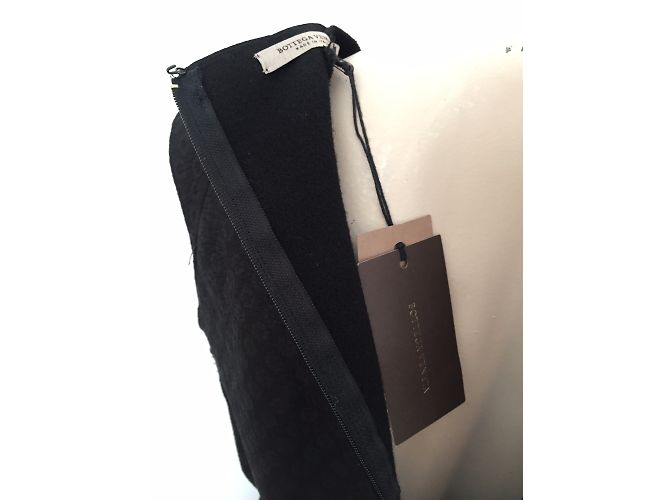 Abito Bottega Veneta in seta e lana nera Nero - vista 15