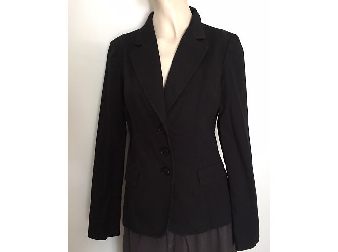 Blazer de algodón negro Love Moschino - vista 7