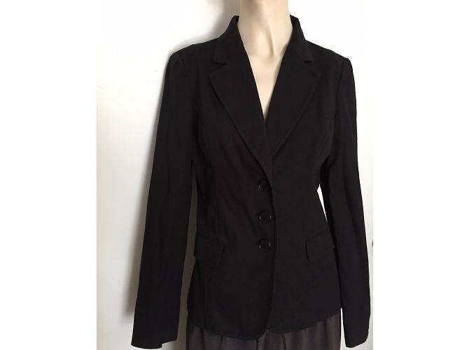 Blazer de algodón negro Love Moschino - vista 8